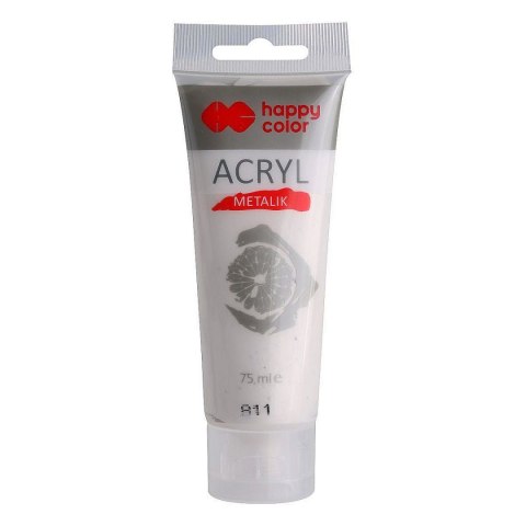 Farba akrylowa Happy Color pastelowa kolor: srebrny 75ml (HA 7370 0075-811) Farba akrylowa Happy Color pastelowa kolor: srebrny 75ml (HA 7370 0075-811)