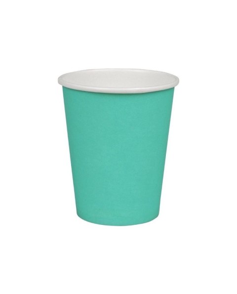 Kubek jednorazowy (nd) turkusowy papierowy papier 250ml (132666) Kubek jednorazowy (nd) turkusowy papierowy papier 250ml (132666)