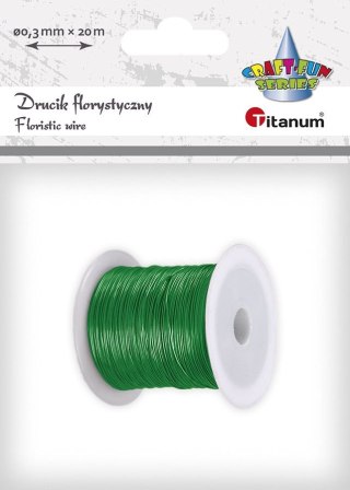 Drucik Titanum Craft-Fun Series florystyczny kolor: zielony 20 m 1 szt (24BR0201-1)