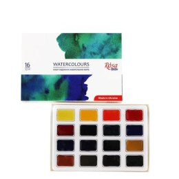 Farby akwarelowe Rosa w kostkach kolor: mix 2,5ml