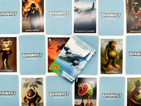 Karty Alexander Piotruś Brainrot Bombardiro Crocodillo 25 sztuk Karty Alexander Piotruś Brainrot Bombardiro Crocodillo 25 sztuk