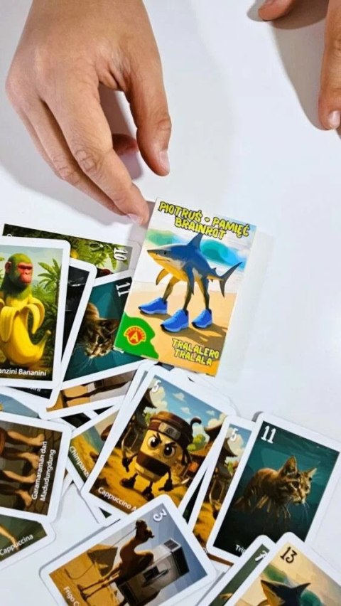Karty Alexander Tralalero Tralala 25 sztuk Karty Alexander Tralalero Tralala 25 sztuk