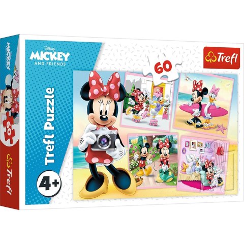 Puzzle Trefl Minnie Urocza Minnie 60 el. (17360) Puzzle Trefl Minnie Urocza Minnie 60 el. (17360)