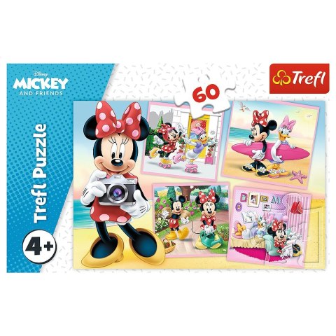 Puzzle Trefl Minnie Urocza Minnie 60 el. (17360) Puzzle Trefl Minnie Urocza Minnie 60 el. (17360)