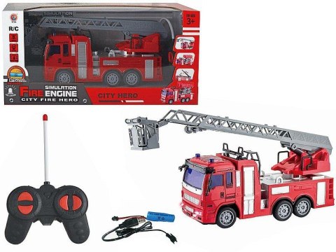Samochód strażacki Adar na radio, 4 funkcje, ładowarka USB (586727) Samochód strażacki Adar na radio, 4 funkcje, ładowarka USB (586727)