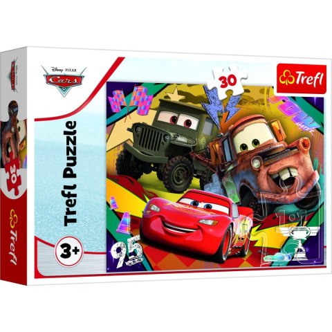 Puzzle Trefl Rozpędzone samochody 30 el. (18293) Puzzle Trefl Rozpędzone samochody 30 el. (18293)