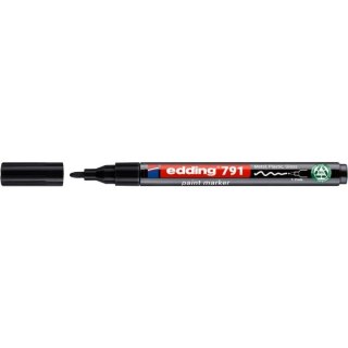 Marker olejowy Edding PCR E-791 czarny 1,0-2,0mm okrągła końcówka (ED-791PCR001)