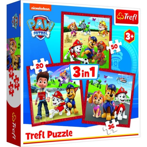 Puzzle Trefl Paw Patrol Wesołe pieski 100 el. (34867) Puzzle Trefl Paw Patrol Wesołe pieski 100 el. (34867)