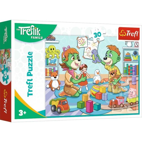 Puzzle Trefl Rodzinka Treflików 30 el. (18303) Puzzle Trefl Rodzinka Treflików 30 el. (18303)