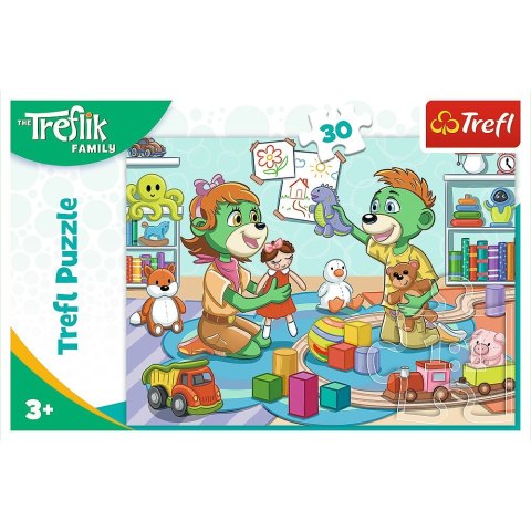 Puzzle Trefl Rodzinka Treflików 30 el. (18303) Puzzle Trefl Rodzinka Treflików 30 el. (18303)