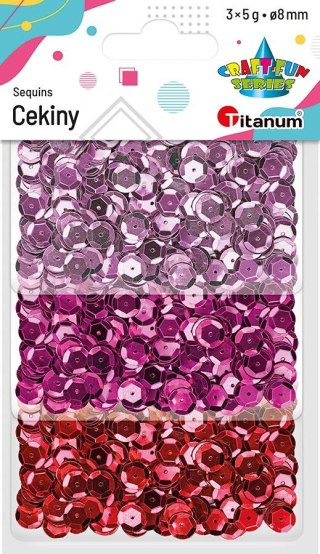Cekiny Titanum Craft-Fun Series 8mm mix (BEF-007)
