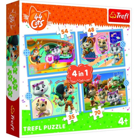 Puzzle Trefl 4w1 el. (34612) Puzzle Trefl 4w1 el. (34612)
