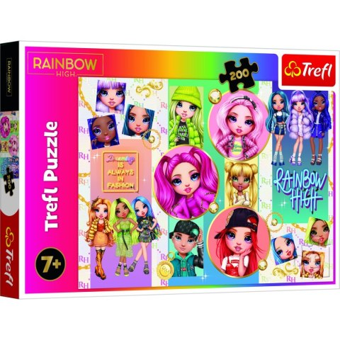 Puzzle Trefl Przyjaźń Rainbow High 200 el. (13289) Puzzle Trefl Przyjaźń Rainbow High 200 el. (13289)