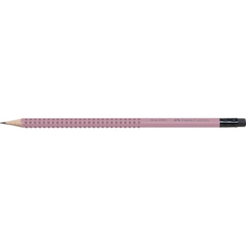 Ołówek Faber Castell Grip 2001 różowy z gumką B (217237 FC) Ołówek Faber Castell Grip 2001 różowy z gumką B (217237 FC)