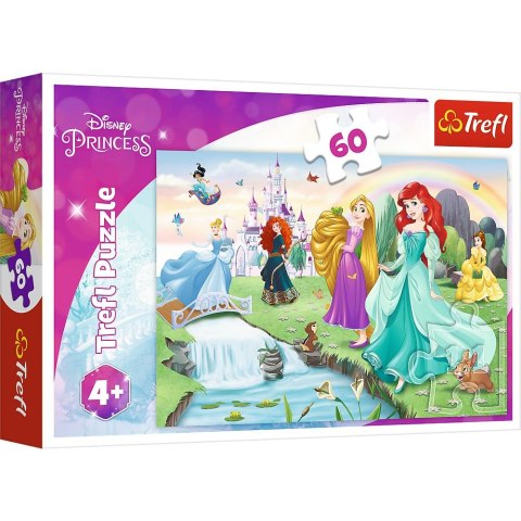 Puzzle Trefl Księżniczki Poznaj Księżniczki 60 el. (17361) Puzzle Trefl Księżniczki Poznaj Księżniczki 60 el. (17361)