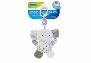 Zabawka dźwiękowa Artyk Muzyczna zawieszka słonik E-Edu (176548)