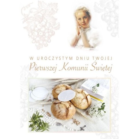 Kartka składana Pol-Mak komunia B6 Kartka składana Pol-Mak komunia B6