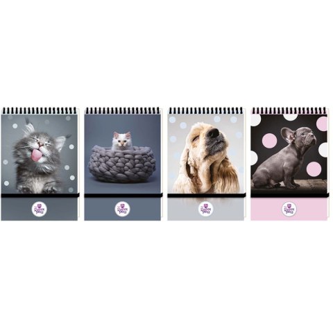Kołozeszyt (kołobrulion) (nd) The SWEET PETS A6 96k. krata (6136) Kołozeszyt (kołobrulion) (nd) The SWEET PETS A6 96k. krata (6136)