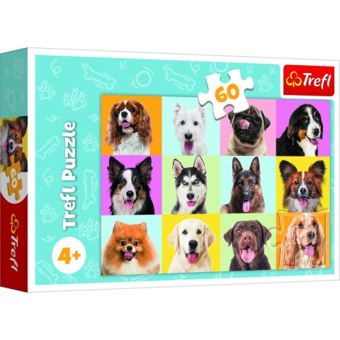 Puzzle Trefl Disney Słodkie psiaki 60 el. (17374) Puzzle Trefl Disney Słodkie psiaki 60 el. (17374)