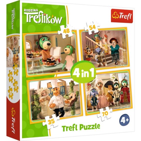 Puzzle Trefl 4w1 el. (34318) Puzzle Trefl 4w1 el. (34318)