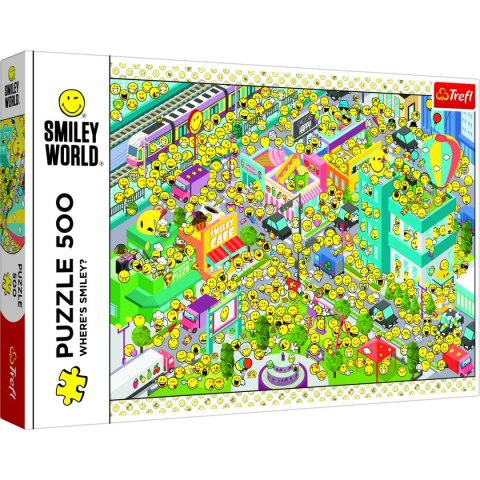 Puzzle Trefl Gdzie jest Smiley? 500 el. (37429) Puzzle Trefl Gdzie jest Smiley? 500 el. (37429)