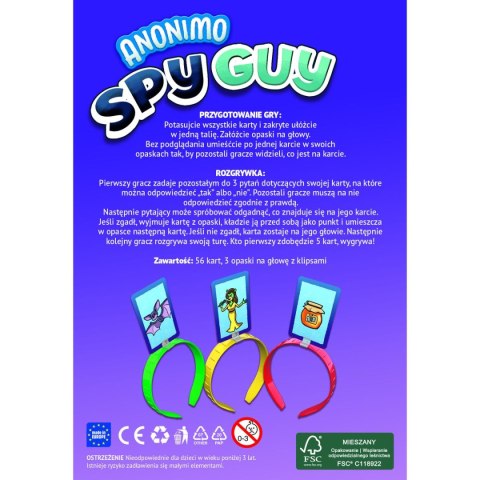 Gra strategiczna Trefl Spy Guy Anonimo (02692) Gra strategiczna Trefl Spy Guy Anonimo (02692)