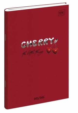 Kalendarz książkowy (terminarz) Interdruk CHERRY 48 STRON B6 (ZESZYTOWY)