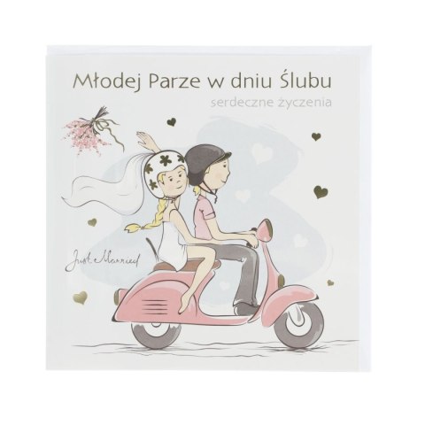 Kartka składana Pol-mak Ślub kw (KW) Kartka składana Pol-mak Ślub kw (KW)