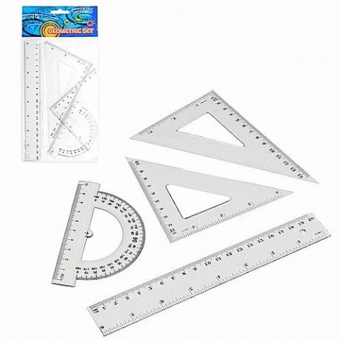 Komplet geometryczny Starpak 20 cm 4 el. (174931) Komplet geometryczny Starpak 20 cm 4 el. (174931)