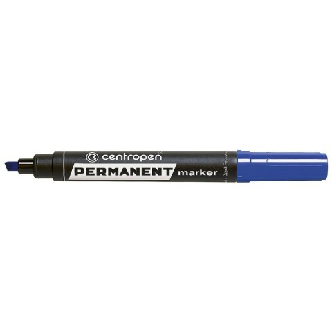 Marker permanentny Centropen 8576 niebieski 2,0-5,0mm ścięta końcówka Marker permanentny Centropen 8576 niebieski 2,0-5,0mm ścięta końcówka