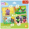Puzzle Trefl Planeta Milo 4w1 el. (34654)