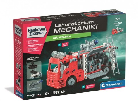 Klocki konstrukcyjne Clementoni Laboratorium Mechaniki Straż pożarna (CLM50245) Klocki konstrukcyjne Clementoni Laboratorium Mechaniki Straż pożarna (CLM50245)