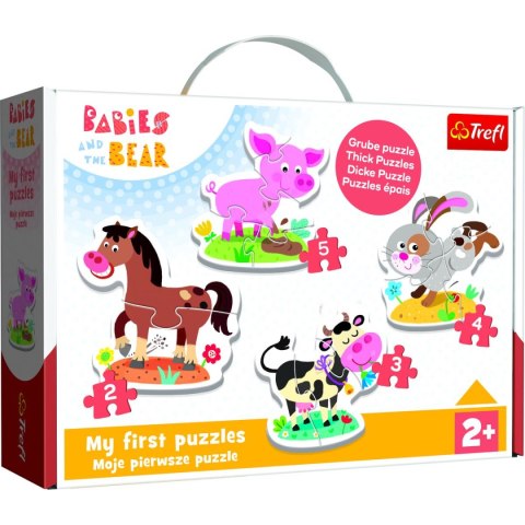 Puzzle Trefl puzzle baby classic Na farmie 18 el. (36127) Puzzle Trefl puzzle baby classic Na farmie 18 el. (36127)