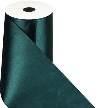 Wstążka Titanum Craft-Fun Series satynowa 100x25 [mm x m] zielony butelkowy (TS100-012B)