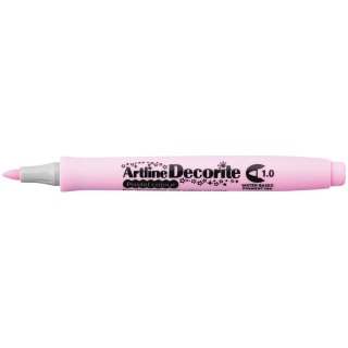 Marker permanentny Artline rózowy pastelowy decorite różowy 1,0mm pędzelek końcówka (AR-033 8 4)
