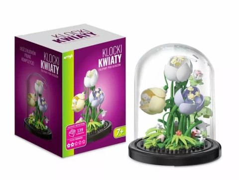 Klocki konstrukcyjne Artyk tulipany pod kloszem 139el (136948) Klocki konstrukcyjne Artyk tulipany pod kloszem 139el (136948)