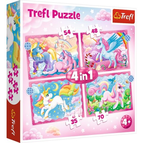Puzzle Trefl 4w1 el. (34389) Puzzle Trefl 4w1 el. (34389)
