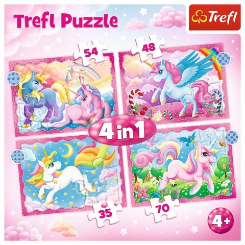 Puzzle Trefl 4w1 el. (34389) Puzzle Trefl 4w1 el. (34389)