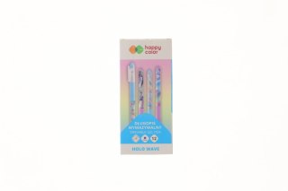 Długopis wymazywalny Happy Color Holo Wave niebieski 0,5mm (HA 4120 01HW-3)