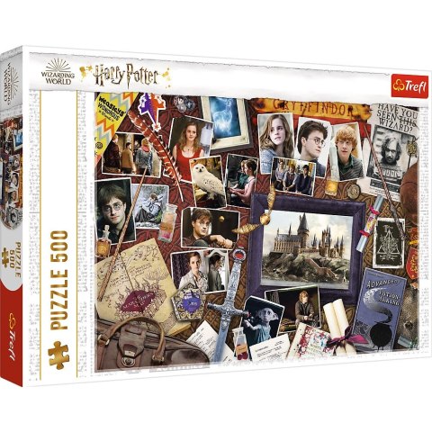 Puzzle Trefl Pamiątki z Hogwartu 500 el. (37400) Puzzle Trefl Pamiątki z Hogwartu 500 el. (37400)
