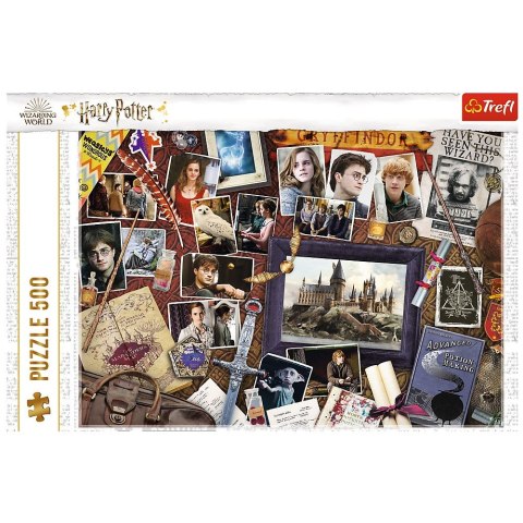 Puzzle Trefl Pamiątki z Hogwartu 500 el. (37400) Puzzle Trefl Pamiątki z Hogwartu 500 el. (37400)