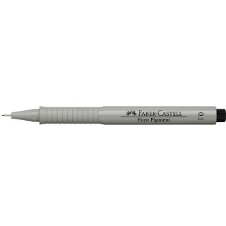 Cienkopis kreślarski Faber Castell Ecco Pigment czarny 0,1mm 1kol. (FC166199)