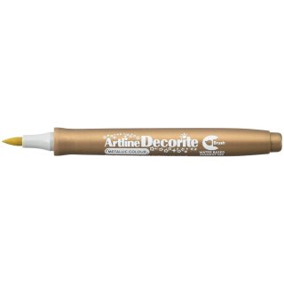 Marker specjalistyczny Artline metaliczny decorite złoty pędzelek końcówka (AR-035 9 6)