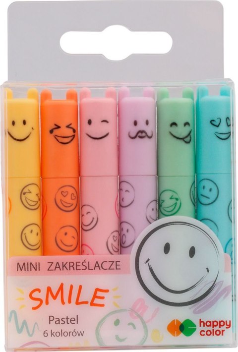 Zakreślacz Happy Color smile mix (HA 4130 02PA-WP6) Zakreślacz Happy Color smile mix (HA 4130 02PA-WP6)