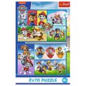 Puzzle Trefl Psi Patrol rządzi 140 el. (34441)