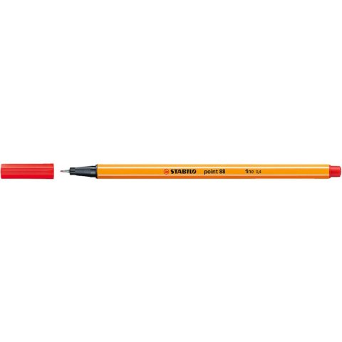 Cienkopis Stabilo czerwony 0,4mm 1kol. (88/40)