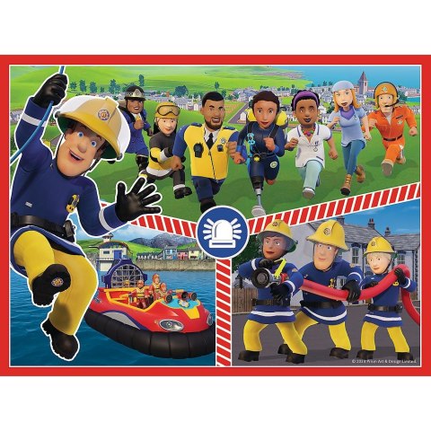 Puzzle Trefl Strażak Sam 2w1 el. (93334) Puzzle Trefl Strażak Sam 2w1 el. (93334)