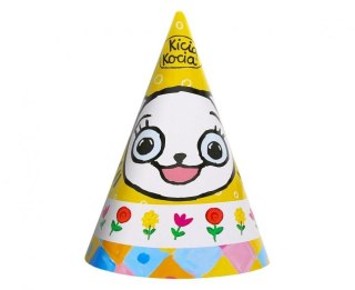Czapka party Godan Kici kocia mix papier (PM-CKKO)