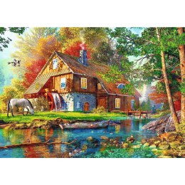 Puzzle Trefl Chatka nad rzeką 500 el. (37484)