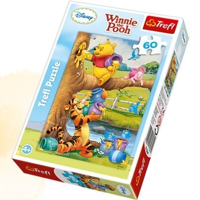 Puzzle Trefl Kubuś Puchatek Małe co nieco 60 el. (17264) Puzzle Trefl Kubuś Puchatek Małe co nieco 60 el. (17264)
